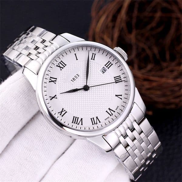 Mens TIST le Locle 1853 Watches Automatic Mechanical movement watch Stainless Steel Super Luminous Wristwatches women men waterproof watch montre de luxe #242
