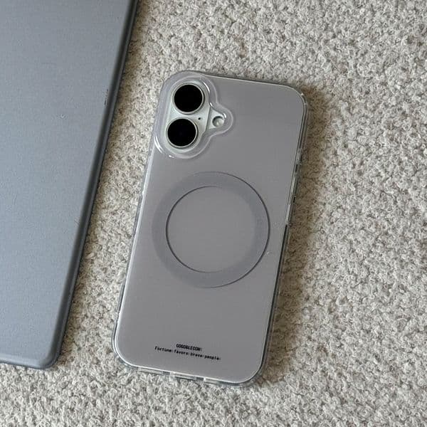 Light Gray Compatible with iPhone 16 Pro Max Magnetic Phone Case 15/14/13 Stand
