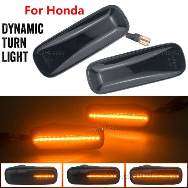 For Honda Civic Type R EJ9 EK1 EK2 EK3 EK4 EK9 1995 1996 1997 1998 1999 2000 Dynamic LED Indicator Side Marker Signal Light Lamp
