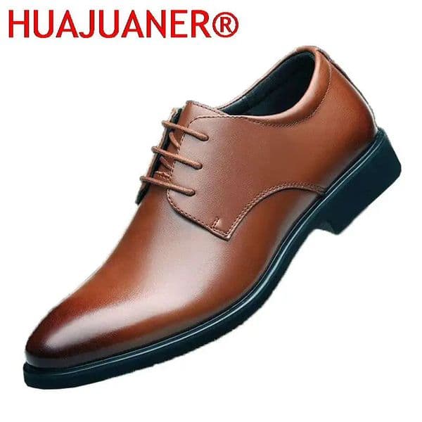 Leather Shoes Mens Breathable Black Soft Leather Soft Bottom Spring And Autumn Man Mens Business Formal Wear Casual Shoes 251219
