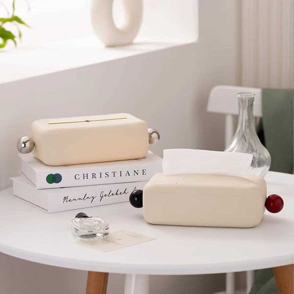 Epeiushome Silicone Tissue Box Desktop Paper Box Napkin Storage Box Nordic Ins Style Light Luxury Cute Y251223