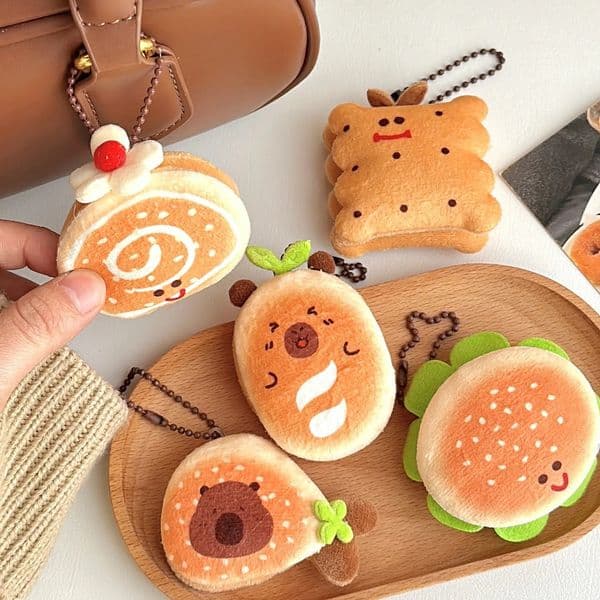 Gourmet Dolphin Doll Pendant Versatile Bag Doll Pendant Cute Creative Keychain 251224BJ