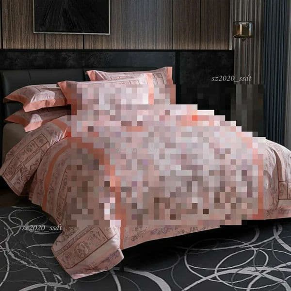 Baroco style Designer Soft Duvet King Size, Luxury high-end Cover ,bed sheet, Reversible Comforter Cover, 4 Pieces Bedding Set-2145