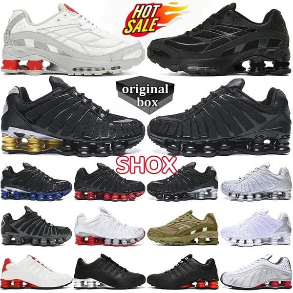 Free Shipping Designer Sneaker Men Women Running Shoes Shoxs TL R4 R2 Athletic Sneakers Mens Trainers Outdoor Sports Durable Runner Triple White Black Gold Size 36-45
