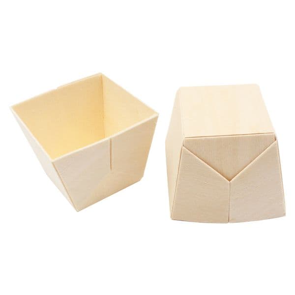 Disposable Wooden Baking Pans for Bakery Multi-Size Rectangular Microwave-Safe Trays Ideal for Cake Cookie Baking and Food Packaging