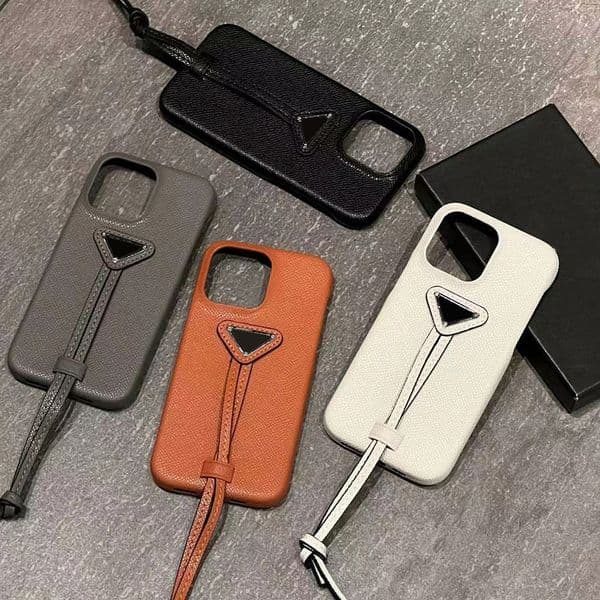 Customized Metal Logo Phone Case For Iphone 16 15 14 13 Pro Max Plus 16Pro Designer Case For Apple Soft Cover 17Promax 15Promax 14Promax 13Promax Luxury Lanyard Shell
