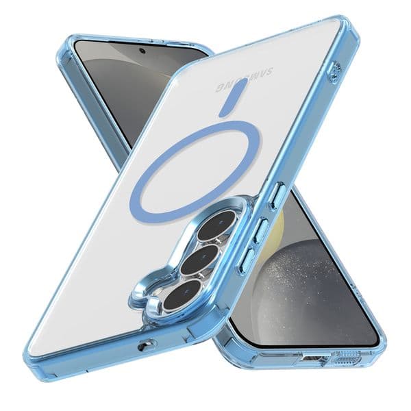Phone Cases For Samsung Galaxy A37 A57 S26 A17 S25 Edge FE A16 A26 A36 Pro Ultra Plus 4G 5G Crystal Clear Transparent Cover Case Magnetic Support Wireless Charging Capa