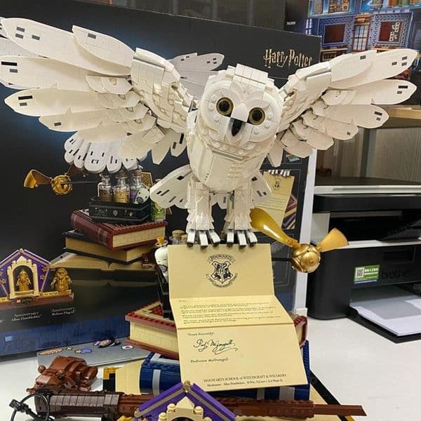 building blocks Hedwig Owl Assembly Toy Large Model Gift Free Shipping Y260515