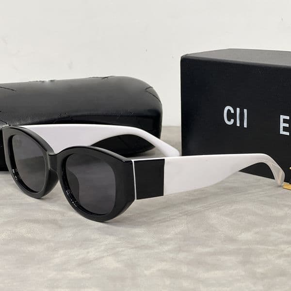 2026 Luxury Designer Women Double Color Bracket UV Outdoor Beach Sunglasses Travel Essentials Exquisite