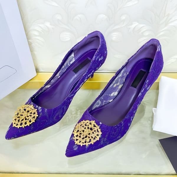 Sandals lace sandals classic high heels designer shoes fashionable shoes luxury shoes dress shoes party shoes dance shoes metal buckle sandals pointed-toe shoes