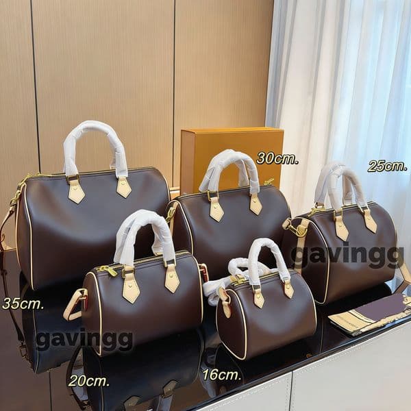 Luxury Bag Designer Travel Bag Brand Shoulder Bag For Women Trendy Men's Shoulder Bag Top Handle Barrel Crossbody Bag Genuine Leather Duffel Bag Outdoor Duffle Bag