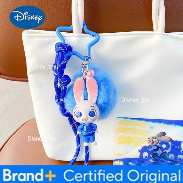 Disney Zootopia Keychain Nick Wilde Judith Laverne Hopps Cartoon Plush Backpack Keychain Birthday Christmas Valentines Day Gift H251225