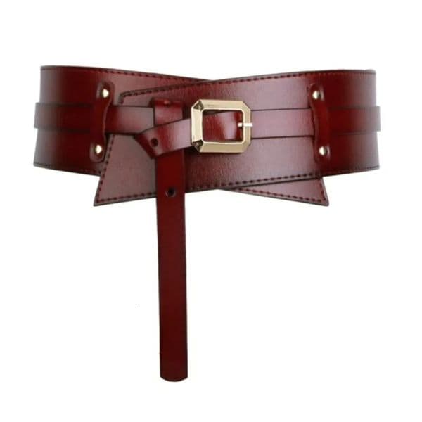 Belts New Women Wide Belt High Quality Genuine Leather Belts Luxury All-match Coat with Skirt Waist Constricting Waistband Waist Seal