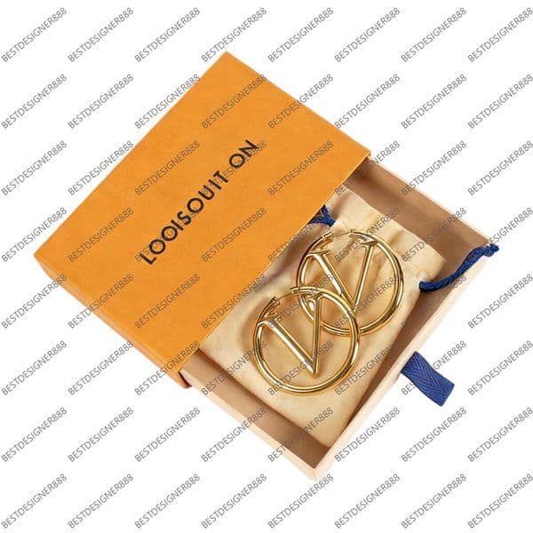 Earrings Designer For Women Hoops Gold High Quality With Box M64288 18K Gold Plated Woman Earring Luxury Jewelry Female Earings Size 4CM Valentine's Day Gift