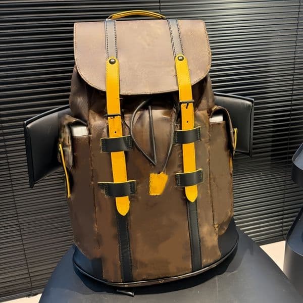 Backpacks vintage cowhide bags top designer bags fashionable handbags best-selling single-shoulder bags practical drawstring bags high-quality women's bags