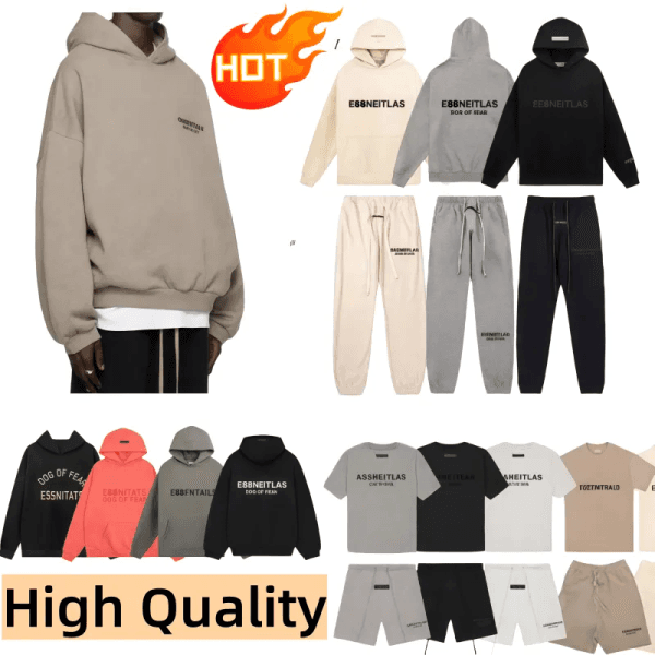 Essential designer hoodie casual mens hoodies sweatpants graphic sweatshirts women street hoody long sleeve t shirt short fashion mens tracksuit pullover
