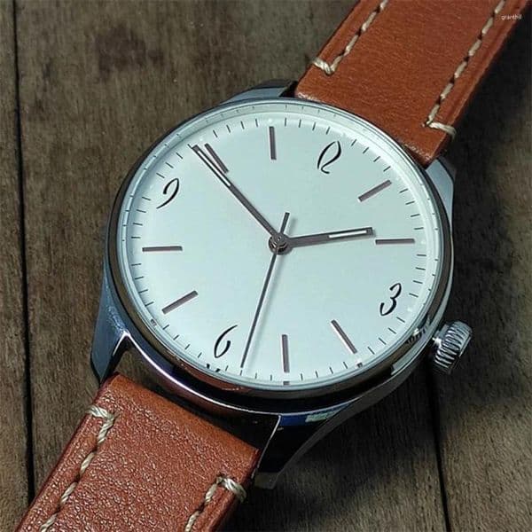 Wristwatches High-end Men's 40MM Automatic Mechanical Watch Retro Glady Seagull ST2130/NH35 No Date Three-hand Design For Men