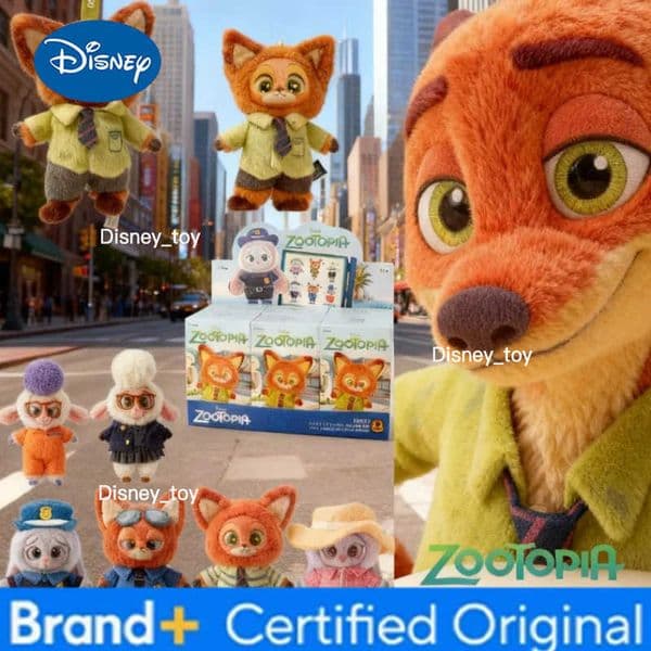 Disney Zootopia Cute Cartoon Plush Toy Pendant Vinyl Blind Box Unisex Trendy Mystery CollectibleIdeal Surprise Gift forovers H251225
