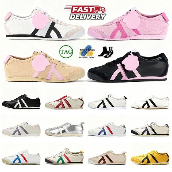 Designer Tiger Sneakers Mens Womens Casual Shoes White Vintage Birch Black Silver White Blue Red Birch India Ink Grass Vintage Leather Lows Outdoor Trainers