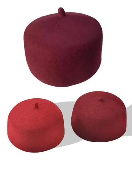 Turkish Wool Caps for Muslim Men Women Eid Prayer Malaysian Arabia Islamic Brown Kufi Hats Elegant Top Hat Comfortable Hijab 251225