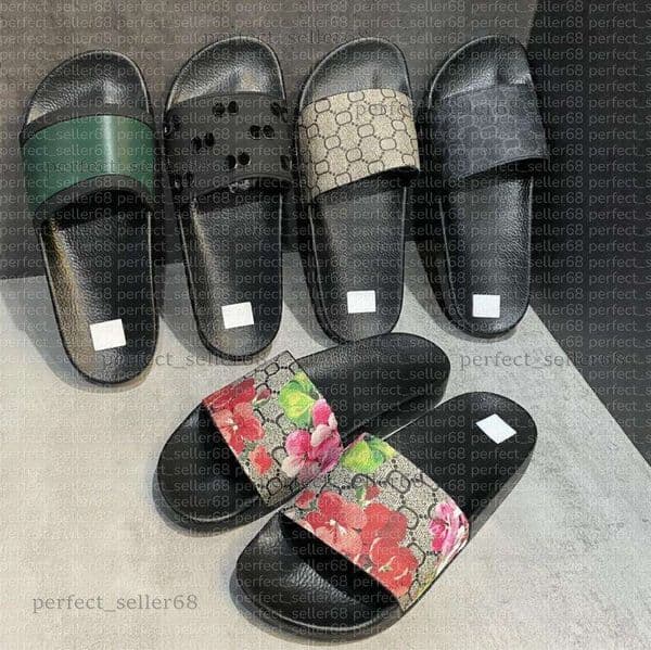 sandals slides designer slipper men Luxury bathroom Slippers summer Flip Flops Womens Fashion Striped Beach Sandal pantoufle eur 35-45
