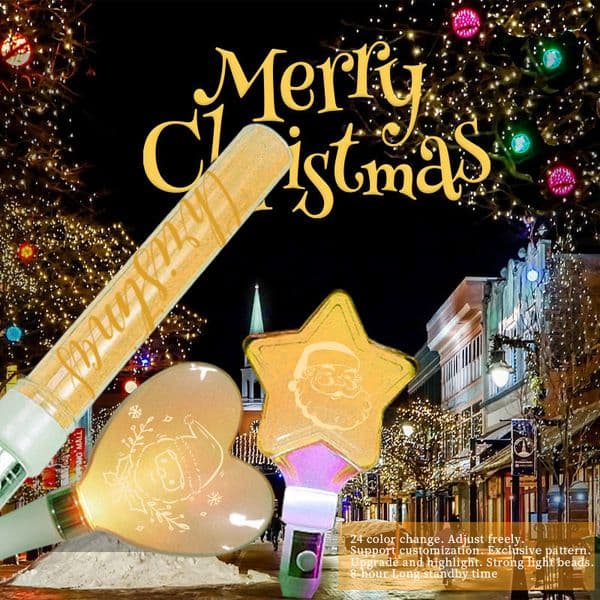 Christmas Valentine's Day Mother and Father Party April Fool's Day Props in Multiple Holiday Colors Customized Kpop Light Pole