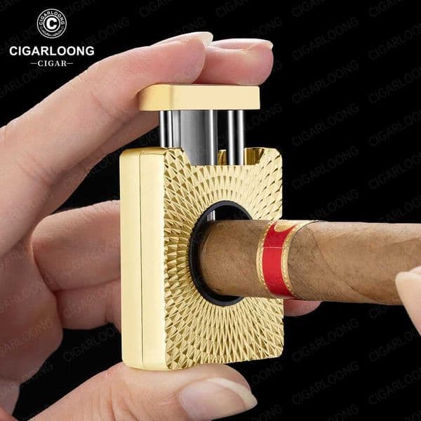 Cigar Cutter Stainless Steel Large Cber V-shaped Scissors Portable Sharp Smooth Exquisite High-End Cigar Scissors CE-25FZ1 Y251218