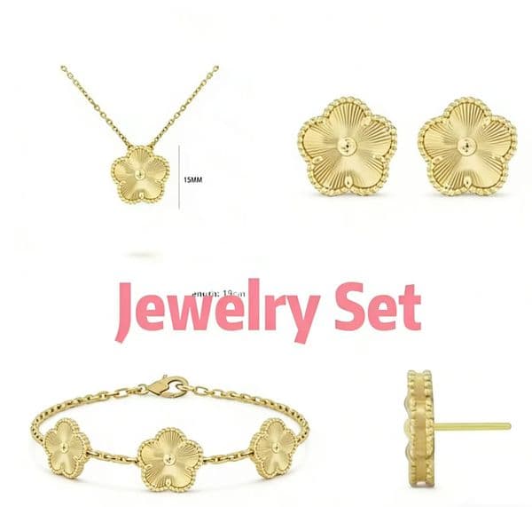 2026 New Designer Jewlery Bracelet Braclet Women's Designer Jewelry Set Earrings Bracelet With Necklace Luxury Fashion Accessories In 18K Gold Plate Bangle Brac