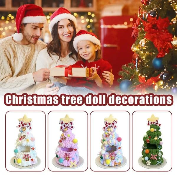 Christmas tree doll decorations Exclusive outerwear for plush toys Creative handmade decoration 251226