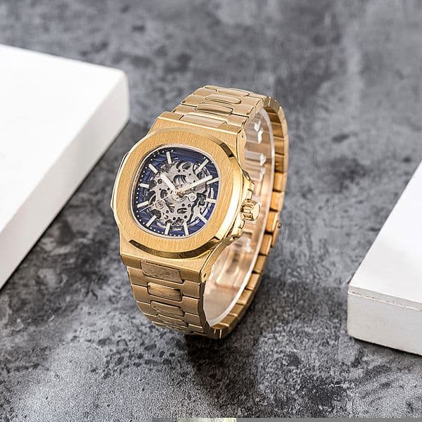 Mens Classic Automatic Watch Featuring Sapphire Crystal Glass & Luminescent Dial