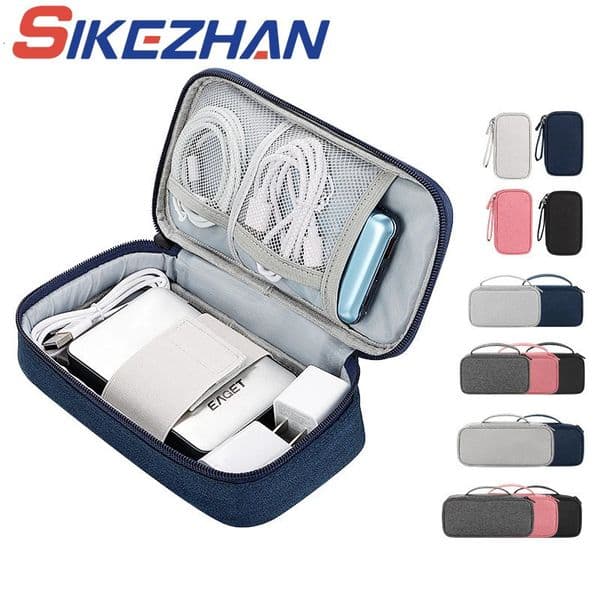 Portable Digital Storage Bag USB Gadget Waterproof Cable Organizer Pouch Electronics Devices Accessories Pack Supplies Storage 251225