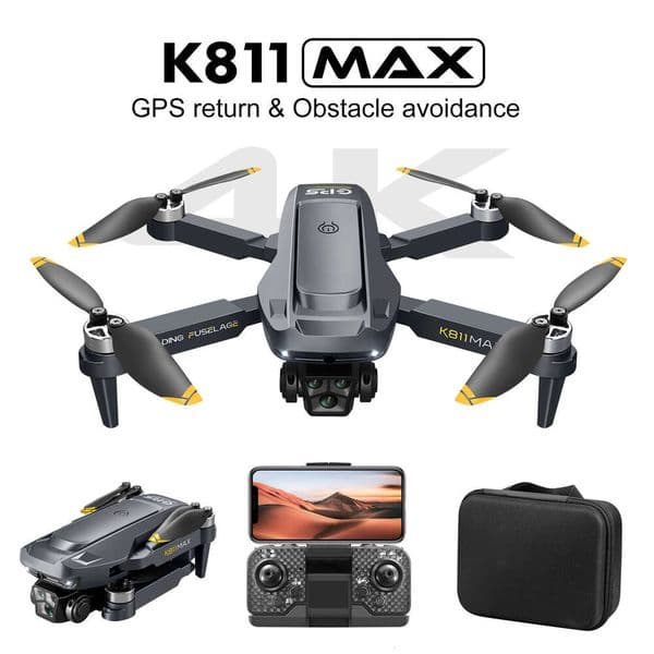K811max Brushless GPS Auto Return Drone Aerial Camera Quadcopter Obstacle Avoidance Remote Control Aircraft Kuhangxin