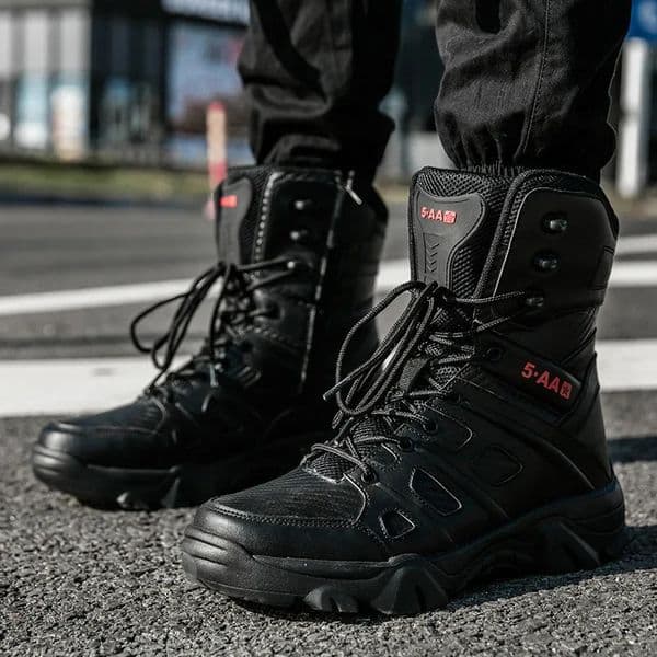 Men Tactical Boots Army Boots Mens Desert Waterproof Work Chelsea Shoes Climbing Hiking Shoes Ankle Men Outdoor Boots Big Size47 251225