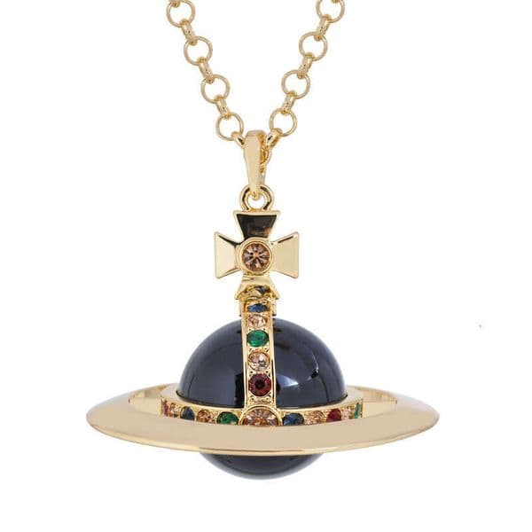 Huge Heavy Alloy 3D Engraved Pearl Rose Gold Glass Bead Women's Sweater Chain Necklace