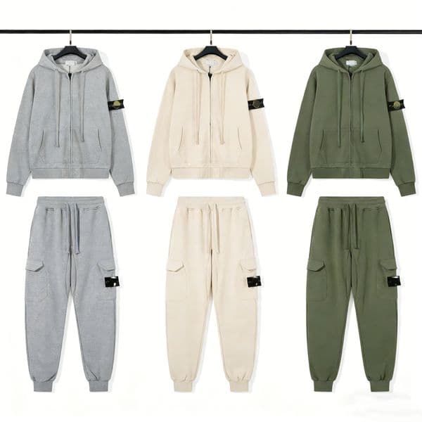 Women's Tracksuits Designer Tracksuit Epaulet Solid Color Leisure Comfort Hoodies Pants Set Simple Loose Cotton Running Sportswear Outfits