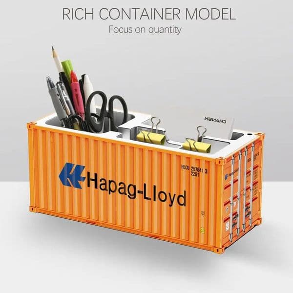 Miniature Realistic Container Model Simple Multifunctional Office Desktop Pen Holder Storage Box Home Decor Craft 251226BJ