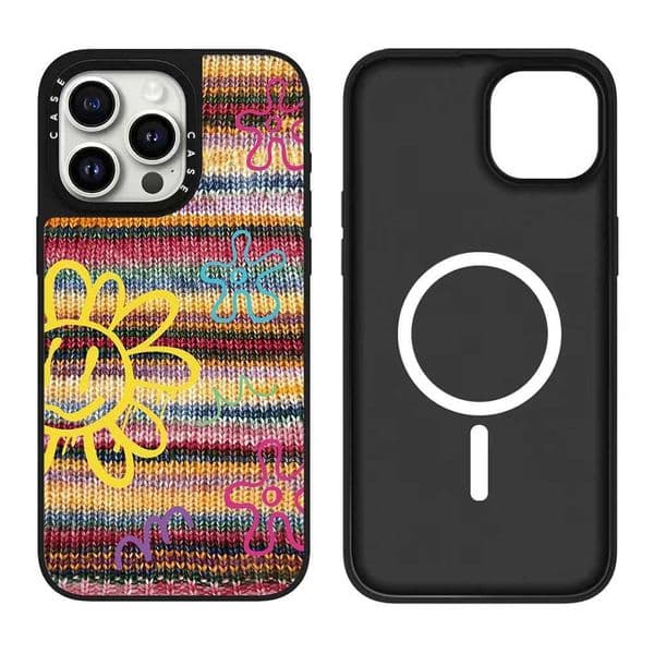 Knitted Magnetic Sweater Series iPhone 17 pro Max Case Cpatible for iPhone 17/16/15/14 Series Universal Magnetic Phone Cover Y251226