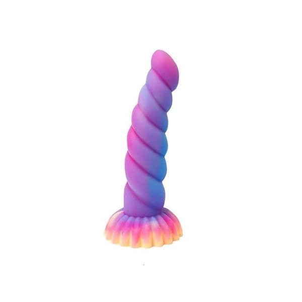 Luminous Luxury Lifelike Special-Shaped Silicone Dildo Anal Toy for Men Women Masturbator