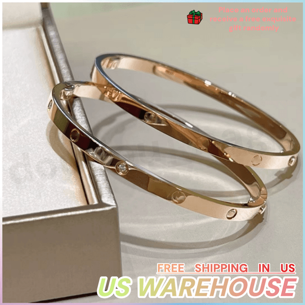 designer braclets women bracelet bangle classic jewlery bracelets designer jewelry gold bracelet designer luxury jewelry Diamond bangle 18K Size 17-19