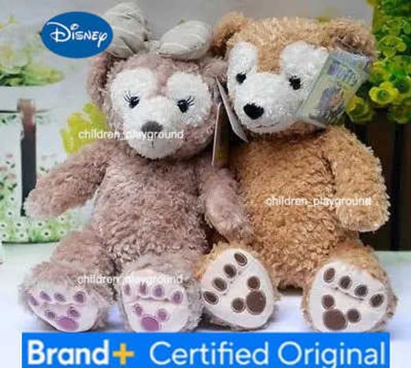 Disney Resorts 17 SHELLIE MAY Duffy Bear Plush Toy Doll Set of 2 H251227