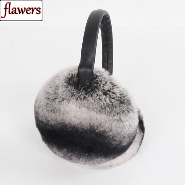 Style Women 100 Natural Rex Rabbit Fur Earmuffs Winter Fashion Girls Rex Rabbit Fur Earmuff Russian Plush Fur Earflap 251225