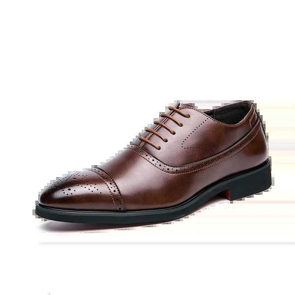 2025 British Style Business Fashionable and Casual Pointed Toe Mens Leather Shoes Z251227