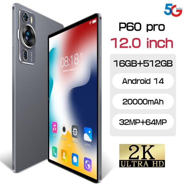 Tablet pc P60PRO Android 10.1 inches 4+32GB with 4G communication for wholesale or retail