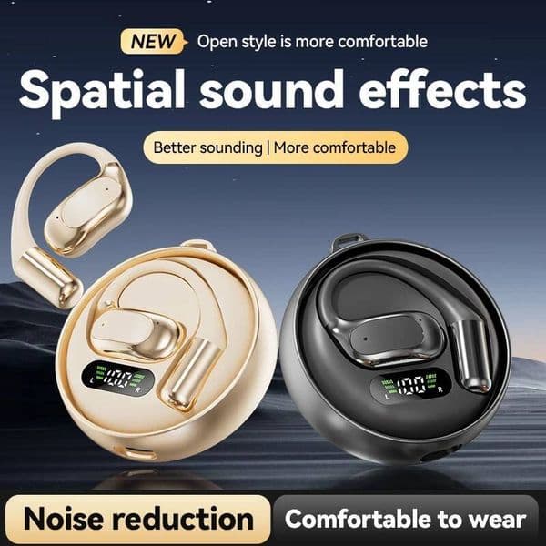 New AI translation wireless Bluetooth headphones, high-quality sound, long battery life, rotating magnetic suction technology