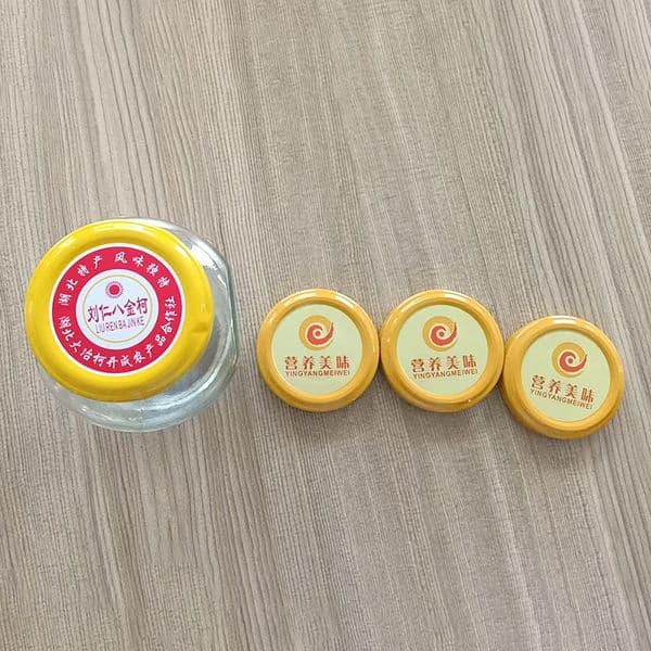 Purchase, please inquire, customized food grade beverage series factory supplies high-quality glass bottle caps, 58 model tinplate metal caps