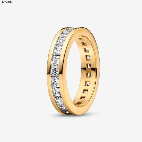 Band Rings With Side Stones Fashion Women Men Girls Rings Stainless Steel Silver Gold White Pearl Number Hollow Letter Heart Circle Rings Jewelry A Gift