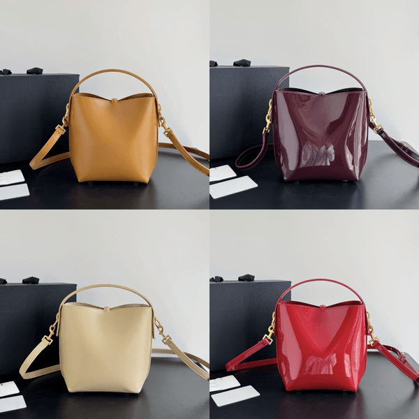 Designer bag Shoulder Bags mini tote bag bucket bag Lacquer leather crossbody women handbag beach bag travel lady party evening bag Minimalist Shiny Work Bag
