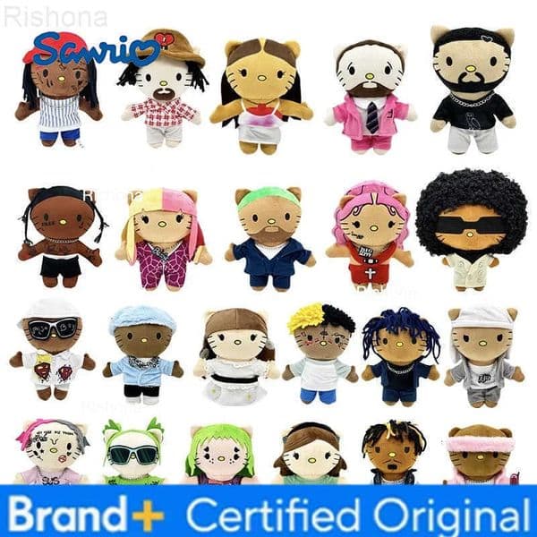 Sanrio 24cm Plush Travis Scott Nicki Minaj Plush LIL PEEP plush Plush Toy Animals Soft Plush Children Gifts H251229