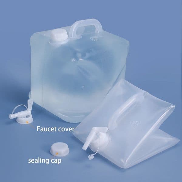 5L-20L Collapsible Car Water Storage bag Plastic Empty Tank With Handle Tap Foldable Water Containers Liquid Bucket 251225