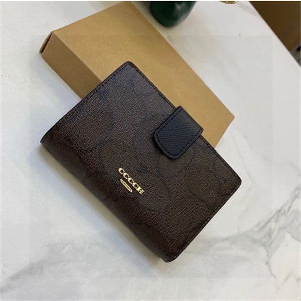Brand Designer Cow Leather Fashion Luxury Mens Womens Leather Purses High Quality Short Wallet For Men Credit Card Wallets